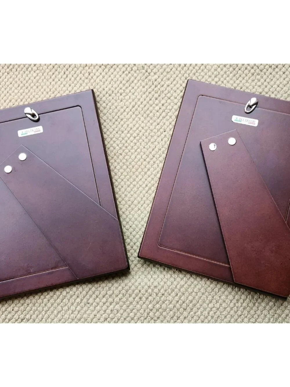 2 Beltrami Miro Silver 4 X 6 Photo Picture Frames Double Beaded Border 5